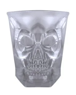 Totenschädel Whisky Glas