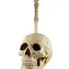 Totenkopf Toiletten Bürstenhalter Mit Bürste -Halloween Tischdekoration Geschaft totenschaedel toiletten buerstenhalter gothic deko totenkopf klobuerstenhalter 39761 01