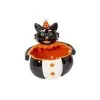 Vintage Süßigkeiten Schale Halloween Katze -Halloween Tischdekoration Geschaft vintage halloween katze suessigkeiten schale vintage halloween cat candy bowl trick or treat schuessel 54651