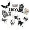 Antike Halloween Photo Sticks 12 St. -Halloween Tischdekoration Geschaft vintage halloween photo sticks vintage halloween foto sticks partyzubehoer 51506 01