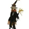 Strampelnde Hexe Hängefigur -Halloween Tischdekoration Geschaft zappelnde hexe haengefigur kicking witch hanging prop halloween deko 54107 01