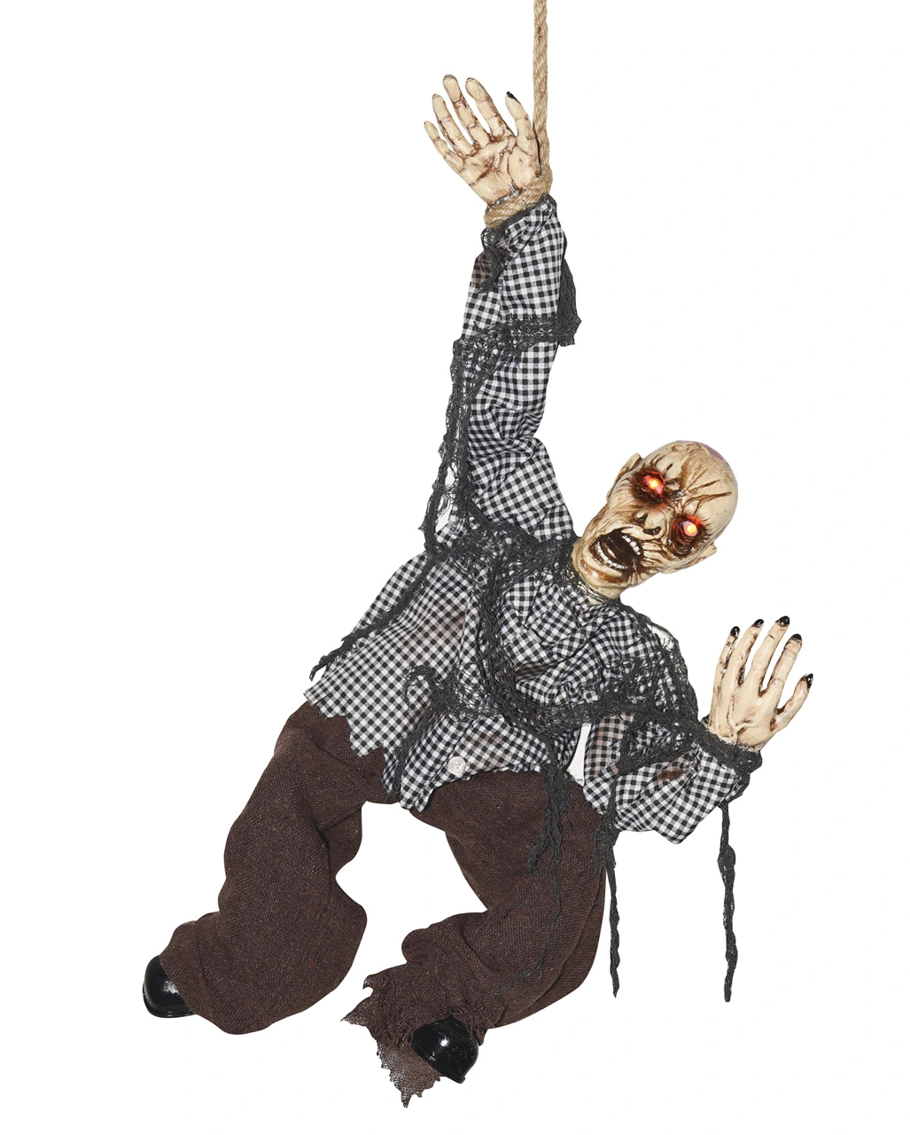 Zappelnder Zombie Am Seil Mit Licht & Ton 2 Zappelnder Zombie Am Seil Mit Licht & Ton